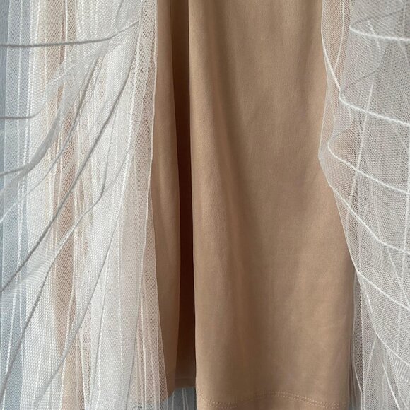 Tulle Cream Skirt - Picture 3 of 4